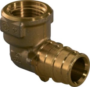 Угольник Q&E с ВР 20-RP3/4"ВР '30И, DR-латунь, Uponor