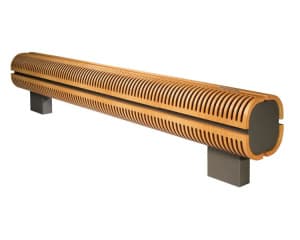 Конвектор напольный Jaga Knockonwood Free-standing DBE H21 L170 T15, цвет 700