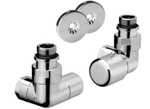 Комплект трехосевой 1/2" с гайкой М24*19 правый, сереб.