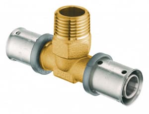 Пресс-тройник 26*3-3/4"НР-26*3, без покрытия FAR