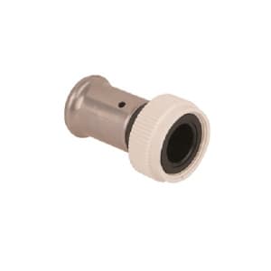Пресс-фитинг с накидной гайкой, плоское уплотнение, ПВДФ пресс, 16х3/4" Henco