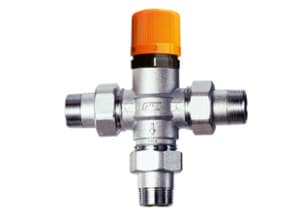 Термосмеситель SolarFAR 1/2", американки, с обратными клапанами FAR