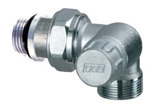 Вентиль запорный трехосевой, правосторонний, 1/2", М24х19, EPDM FAR
