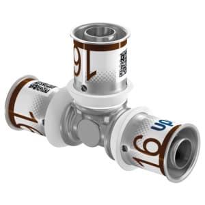 S-PRESS PLUS ТРОЙНИК РАВНОПРОХОДНОЙ ЛАТУННЫЙ 25-25-25 '5И (старый аналог 1015028)