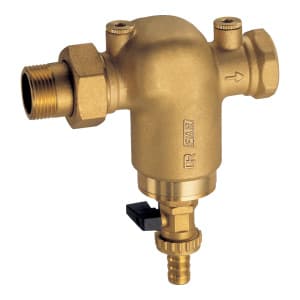 Фильтр 3/4" латун.,ВР-американка, без манометр.,300мкм, Max: 95 °C, 25 бар