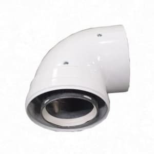 Отвод коаксиальный 90°, ф80/125 мм Baxi