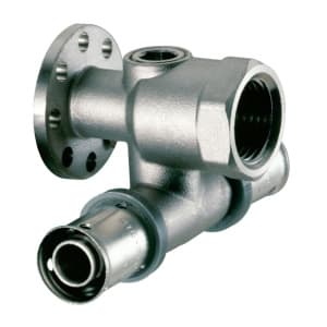 Настен.пресс-тройник 1/2" для труб 16*2