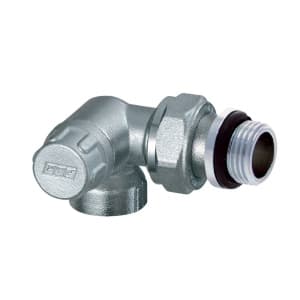 Вентиль запорный трехосевой левосторонний, 1/2", ВР, EPDM FAR