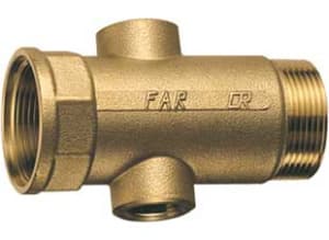 Коллектор 1 1/2", 2 отвода 1/2", ВР, межосевое 100 мм FAR