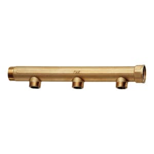 Коллектор 2" (ВР-НР) с 3 отв. 1" НР (межосев. 100 мм)