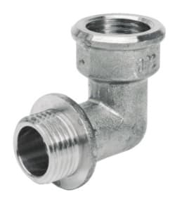 Угольник 3/4", НР-ВР, никелированный APE