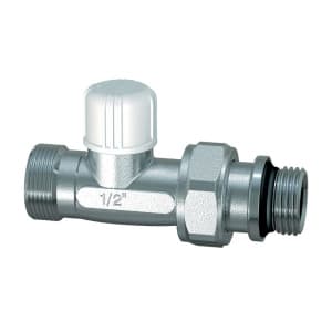 Вентиль запорный прямой 3/8" М24х19, уплотнение EPDM