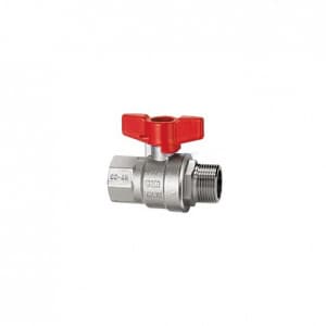 Кран шаровой сер.Т16, 3/4" ВР-НР, ручка-бабочка CIM 301/16 34 (Арт.:CIM 301/16 34)