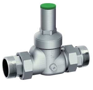 Редуктор 1 1/4", НР-НР, без манометра, хромированный FAR