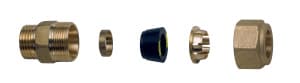 Переходник 1/2", НР, с концовкой для медных труб ф12 мм FAR