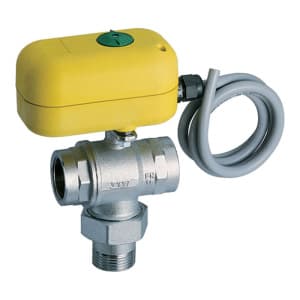 Кран шаровой 3-х ход., зонный с сервоприводом 220 В, 1/2", ВР-НР-ВР