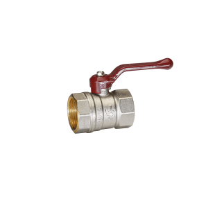 Кран шаровой латунный Temper DN50 (2”) PN25, внутренняя/внутренняя, рычаг