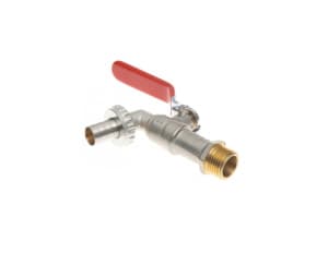 Кран шаровой BVR-CR ГОСТ Р 59553 PN10 DN15 T от -20C...+95C ; латунь; спускной под шланг