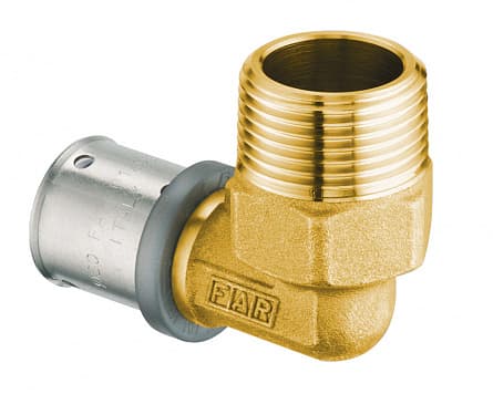 Пресс-уголок НР 3/4"-20*2, без покрытия FAR