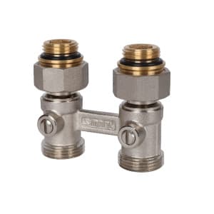 Узел нижнего подключения Standard Line D1/50 прямой, 1/2x3/4" c ниппелями 1/2"