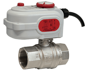 Кран шаровой 2-х ход. зональный R276B, 1 1/4" - 24 V, ВР, с сервоприводом K272, с изоляцией Giacomini