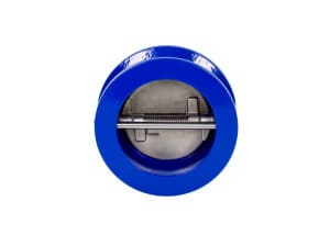 Клапан обратный межфланцевый пружинный двустворчатый NVD-895R PN16 DN80,чугун GJL250