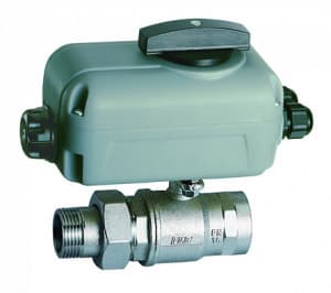 Кран шаровой 2-х ход., моторизованный зонный (НР-ВР), 220В, 30 сек, 2"