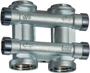 Коллектор параллельный 3/4" 2+2
