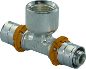 S-PRESS ТРОЙНИК С ВНУТРЕННЕЙ РЕЗЬБОЙ ЛАТУННЫЙ 16-RP1/2"ВР-16 '10В (Замена на  1070595)