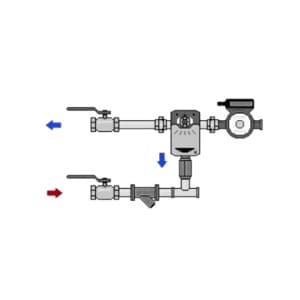 Смесительный узел DMX-H40-1.6-20 (спец. Исп 2/3, 220В)