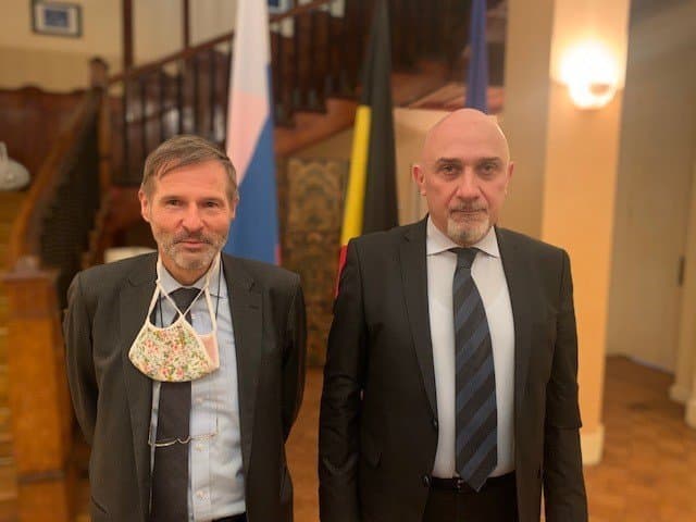 Бизнес-посол в Бельгии Ашот Даниелян провёл первые встречи в 2021 г.