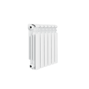 Радиатор алюм Rifar Alum Eco 500 10 секций, подкл боковое, RAL 9016 глянцевый