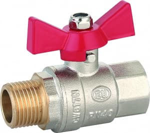 Кран шаровой Grand бабочка 3/4" ВР-НР (Арт.:EU.ST1285040 34)