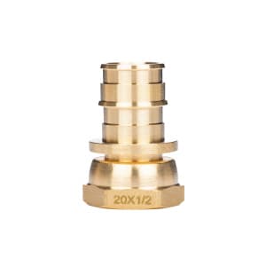 Штуцер с накидной гайкой латунный для труб PE-Xa 20-G3/4"НГ, тип 1 '70Ф