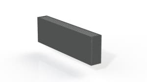 Конвектор настенный Gekon 30х060х13 RAL7048_mat