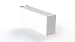 Конвектор настенный Gekon 40х220х23 RAL9016