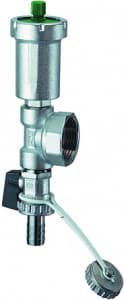 Узел 3/4", ВР, с воздухоотводчиком и сливным краном, хромированный FAR