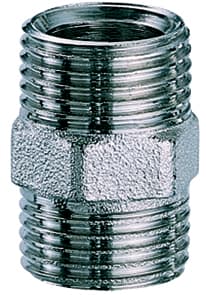 Ниппель 3/4"EUх3/4"EU, хромирированный FAR