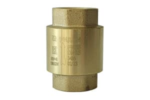 Клапан обратный резьбовой NRV-R PN25 DN32 Т от-10C...+110C материал корпуса латунь CW602N
