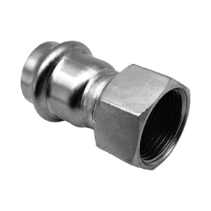 Муфта-пресс ВР 35х1-1/4" двухраструбная из нержавеющей стали Kromwell
