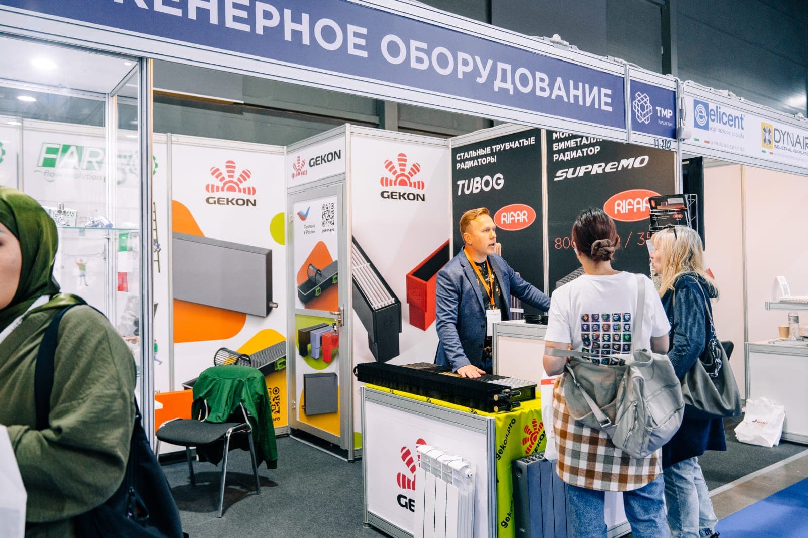 ГК «Терморос» представила на выставке продукцию брендов Gekon, FAR, Rifar