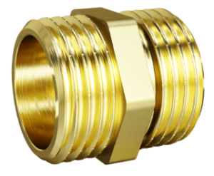 Ниппель прямой LD Pride DN50 (2") НР/НР латунь