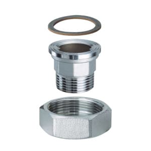 Переходник 1/2”-3/4”НГ обратным клапаном