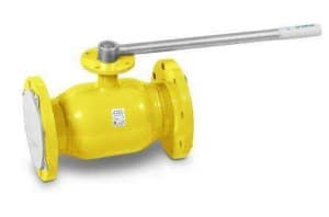 Кран шаровой 384 с фланцем для установки привода фланцевый PN25 стальной, DN250, PN25, Kvs 3231 м3/ч, фланец/фланец, рукоятка, стандартнопроходной, Т