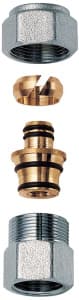 NIPLEX F 3/4' RAME CROMATO ADATTATORE MULTISTRATO D. 25