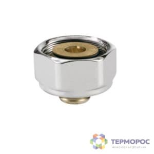 Концовка с хромированной гайкой для металлопластиковых труб М24 х 16/2 (Арт.:50940.1316)