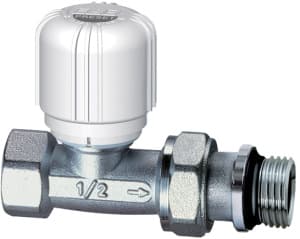 Вентиль термостатический прямой, с преднастройкой, 3/4", ВР, EPDM FAR