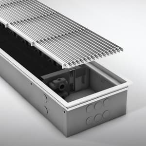 Конвектор внутрипольный Jaga Mini Canal H14 L090 T26, решетка RNA алюминий, 1 V2