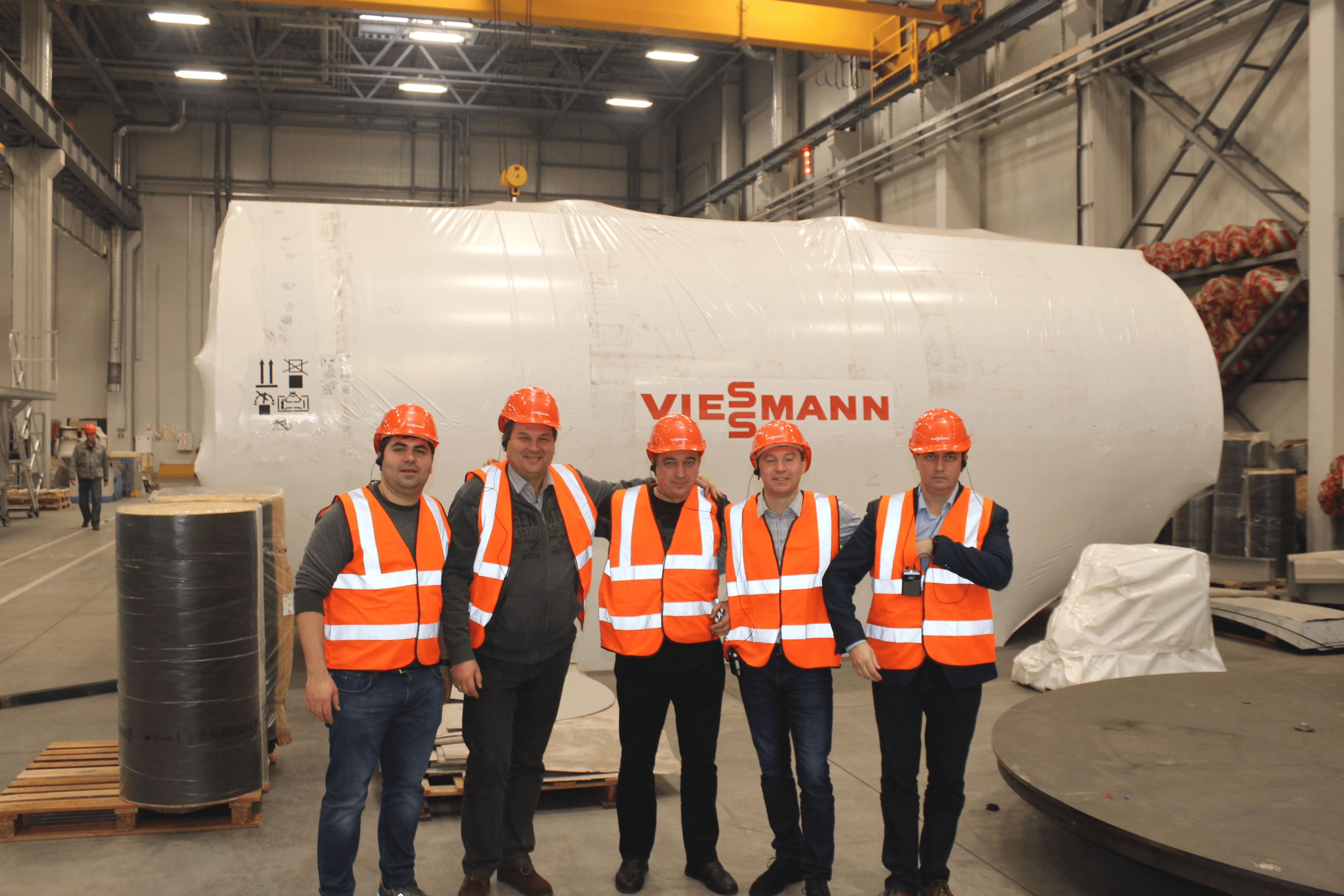 Представители Группы компаний «Терморос» и «МосГаз» посетили завод Viessmann  в г. Липецке