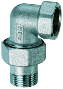 Фитинг угловой трехсоставной 1", ВР-американка FAR